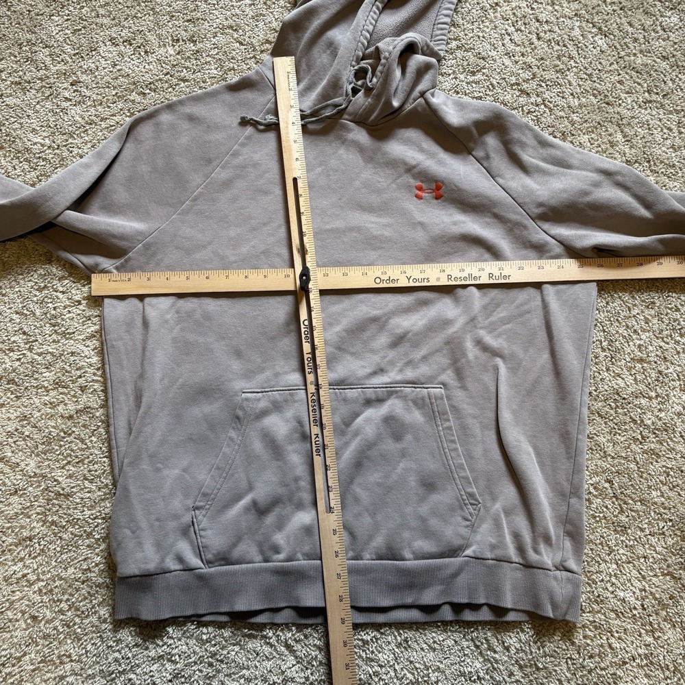 Under Armour Logo Sweatshirt Gray Men's XL Double Sided - Picture 6 of 6